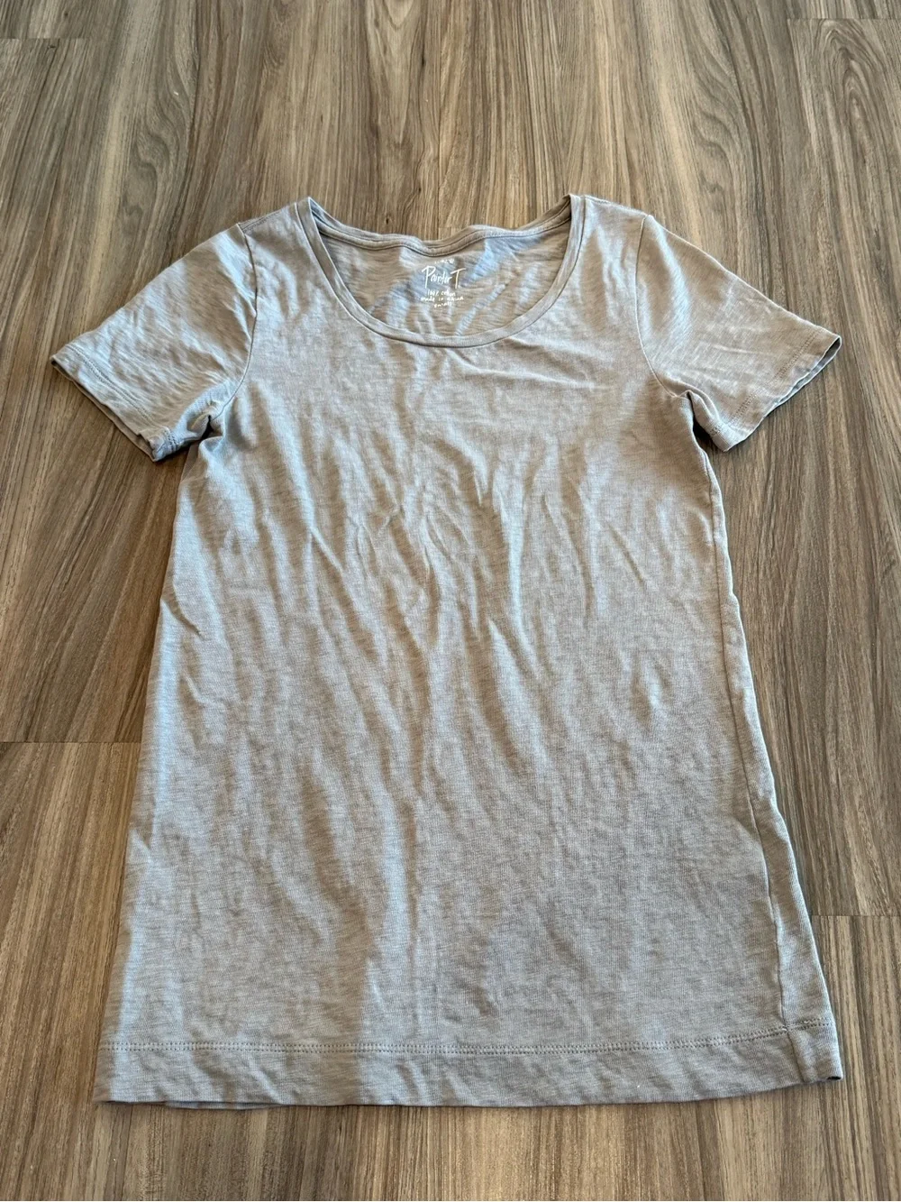 J. Crew Painter T Light Gray Short Sleeve 100% Cotton Crewneck Tee